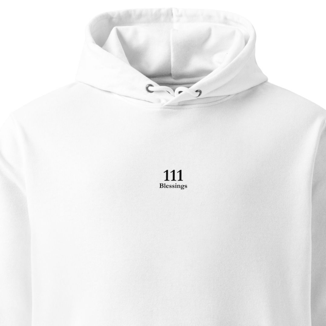 111 Blessings | Hoodie - white