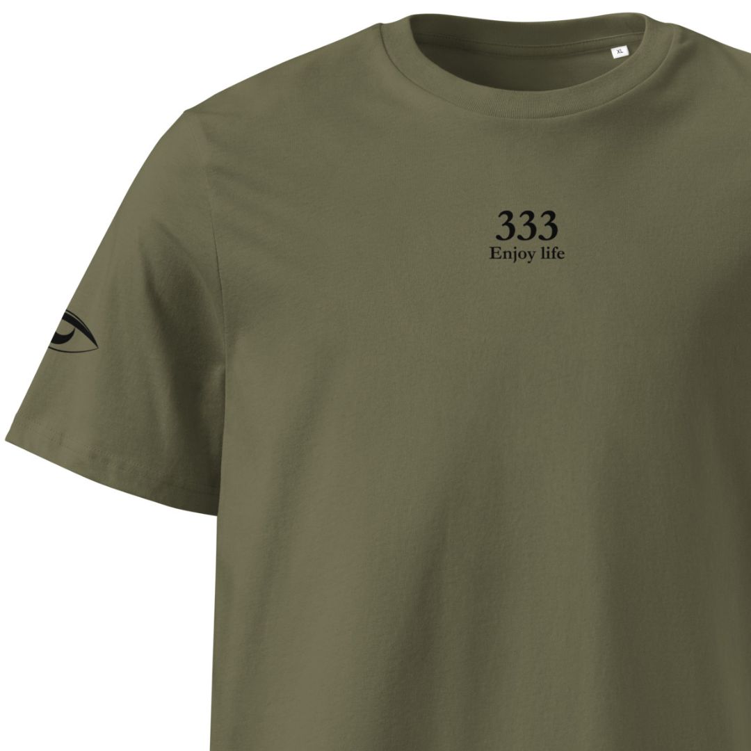 333 Enjoy life | T-Shirt - khaki